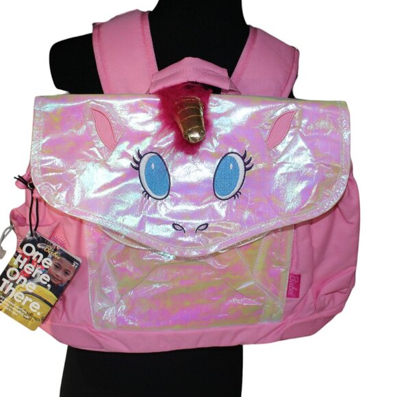 Bixbee Kids Backpack Pink Unicorn Bookbag Daycare Preschool Elementary NWT's - Picture 1 of 12